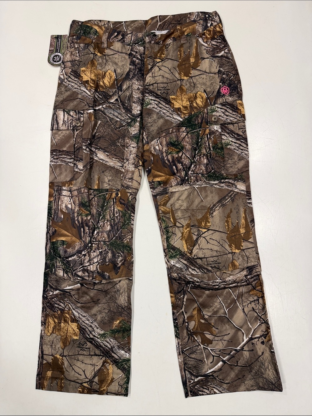 Realtree Camo Women Cargo Pants - Brown/Green